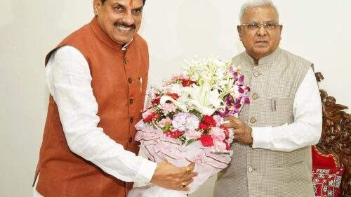 सीएम मोहन यादव की राज्यपाल से भेंट, सरकार की नीतियों और योजनाओं की दी जानकारी