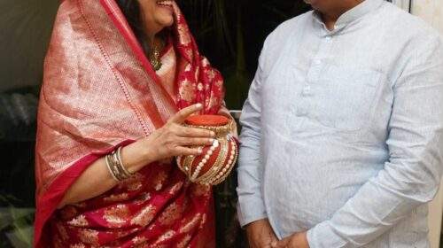 देशभर में नेताओं ने मनाया करवा चौथ का पर्व, चांद के दीदार के बाद खोला व्रत